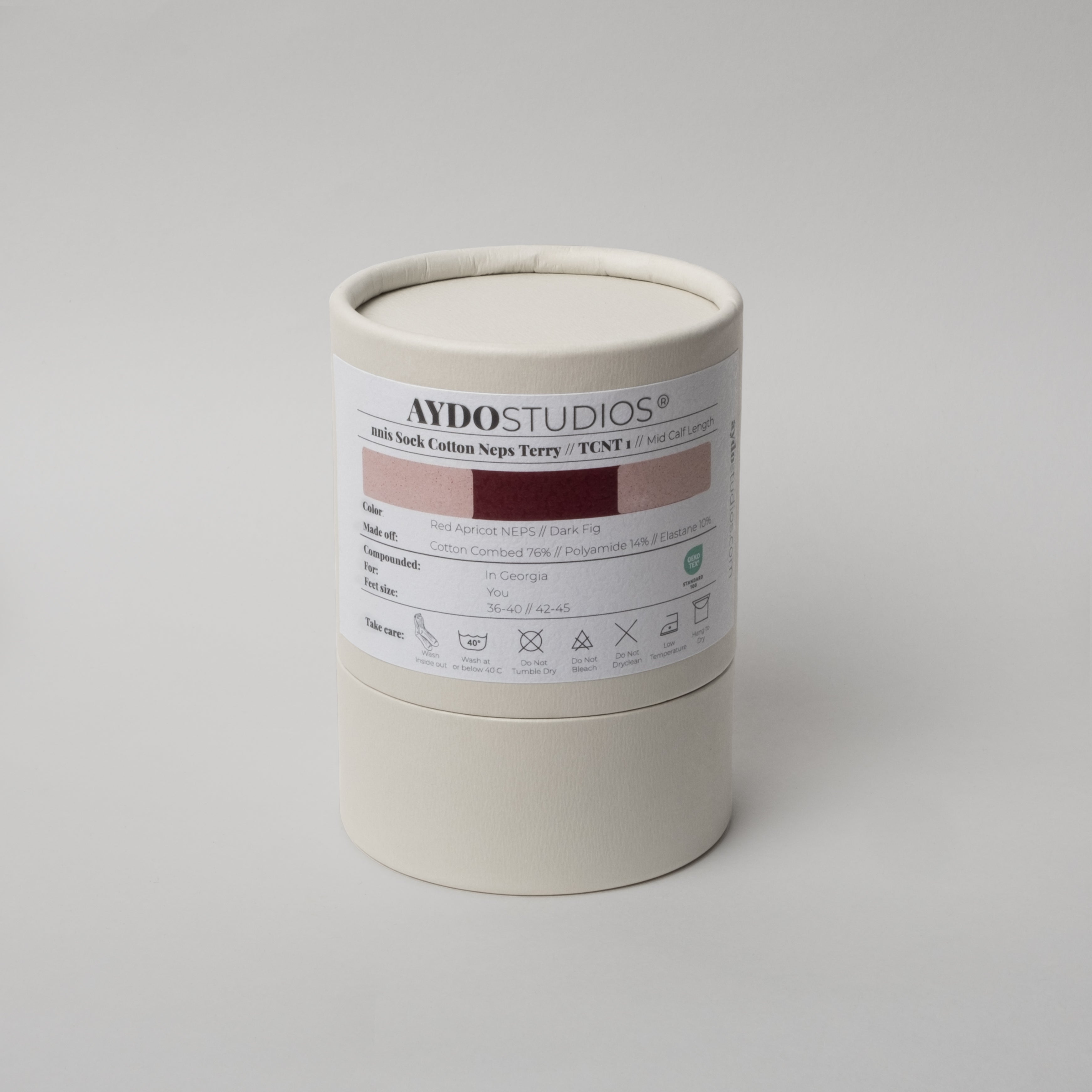 Tennis strømper - Red Apricot/Dark Fig