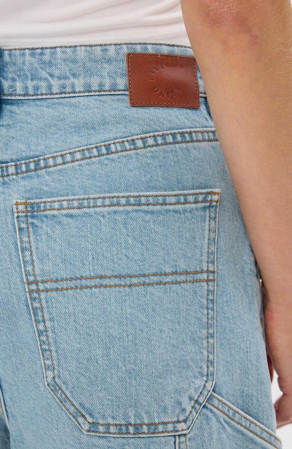 AylaFV denimshorts - lyseblå