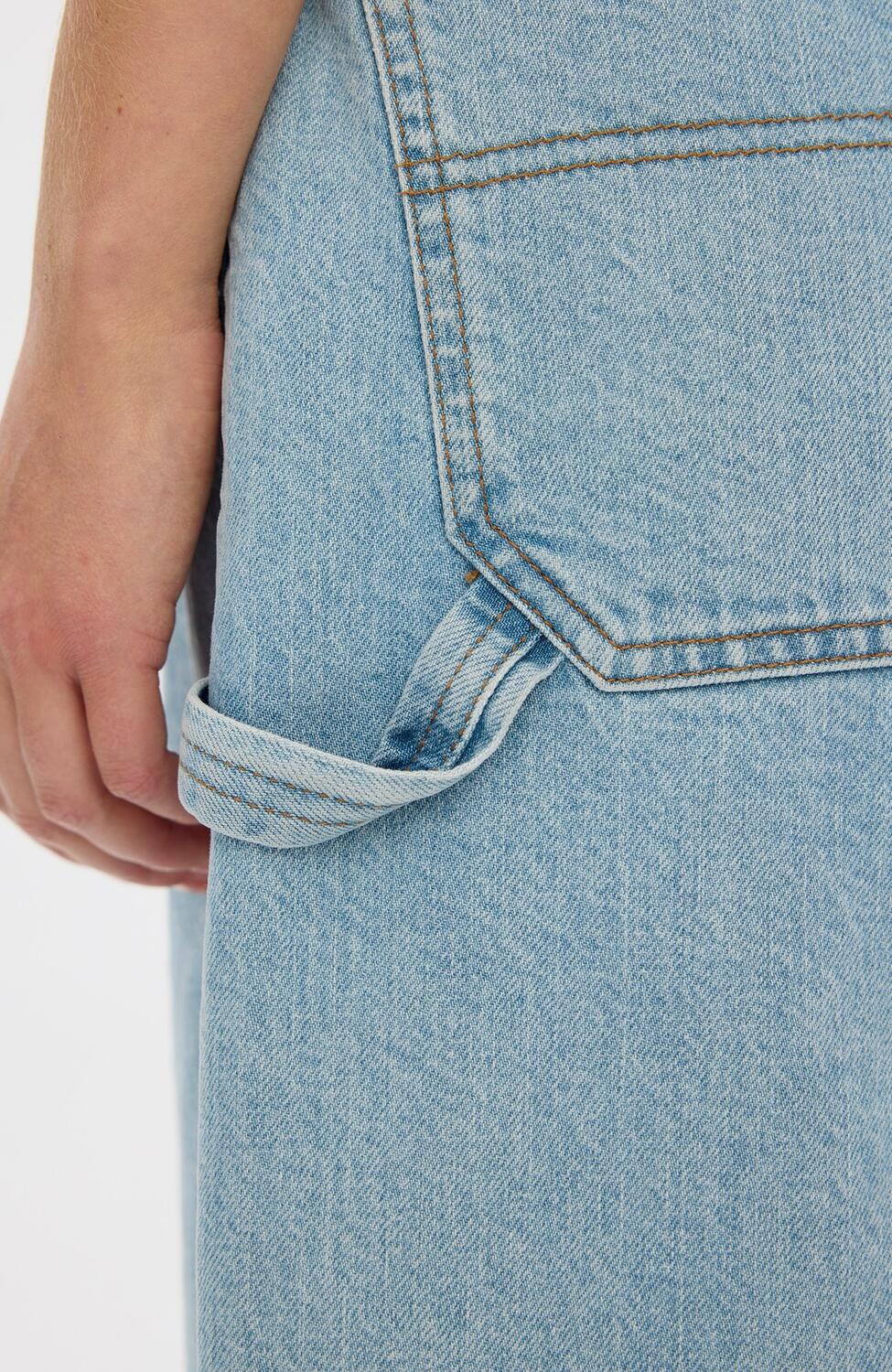 AylaFV denimshorts - lyseblå