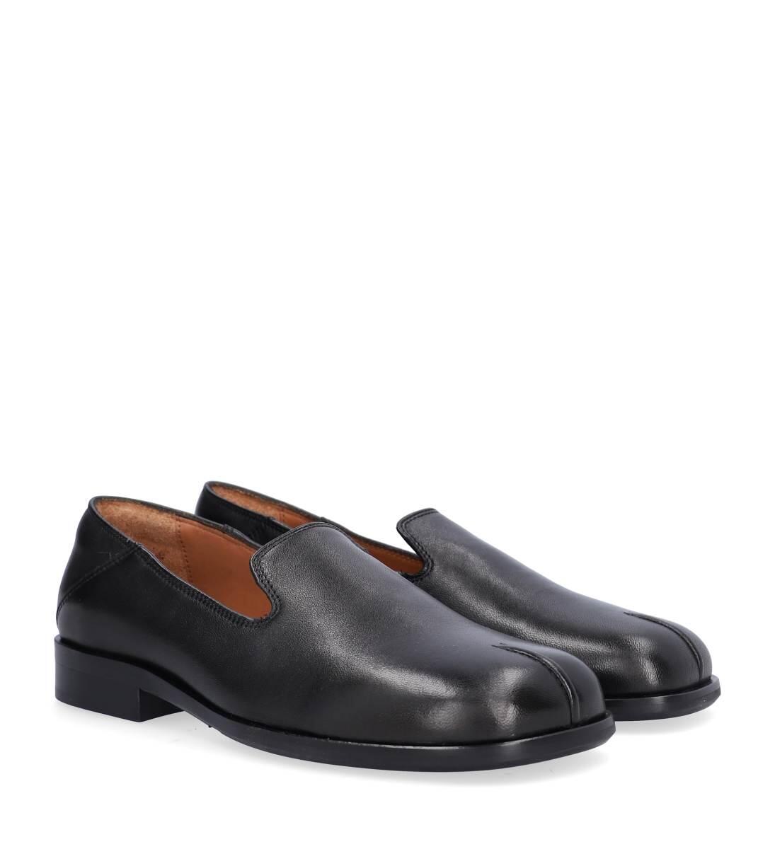 Loafer rund snude - Black nappa 70