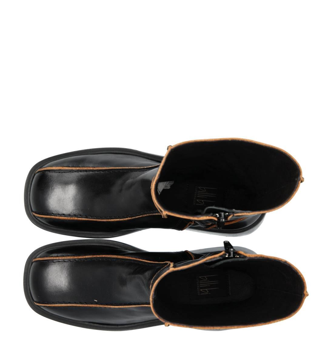 B1190 Kontrast støvler - Black Redwood 700