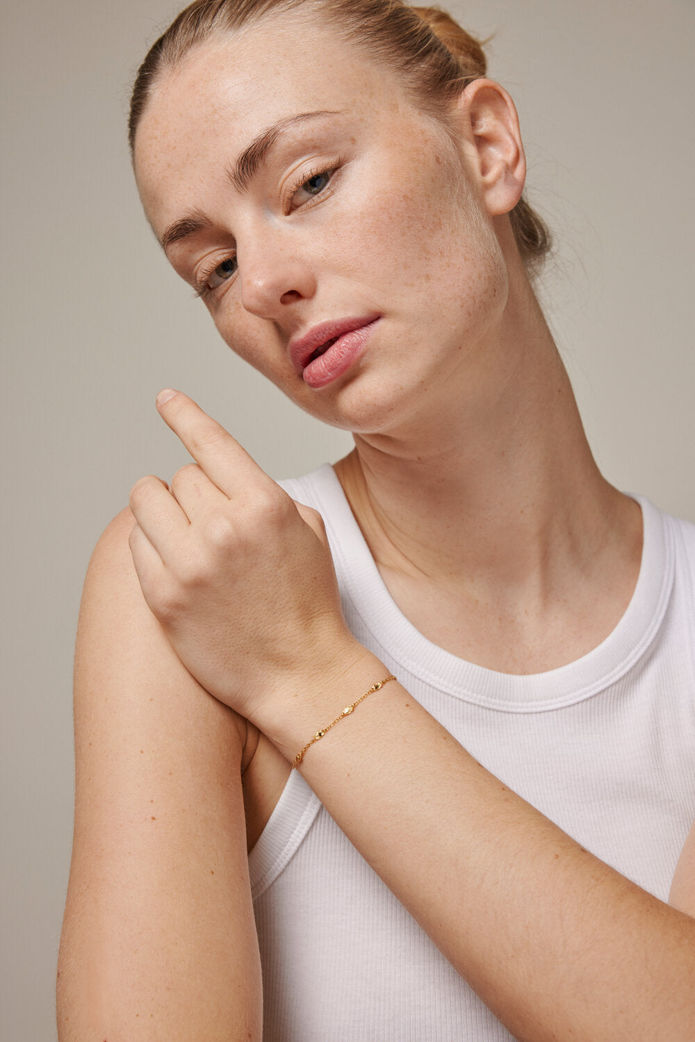 Kia armbånd - forgyldt