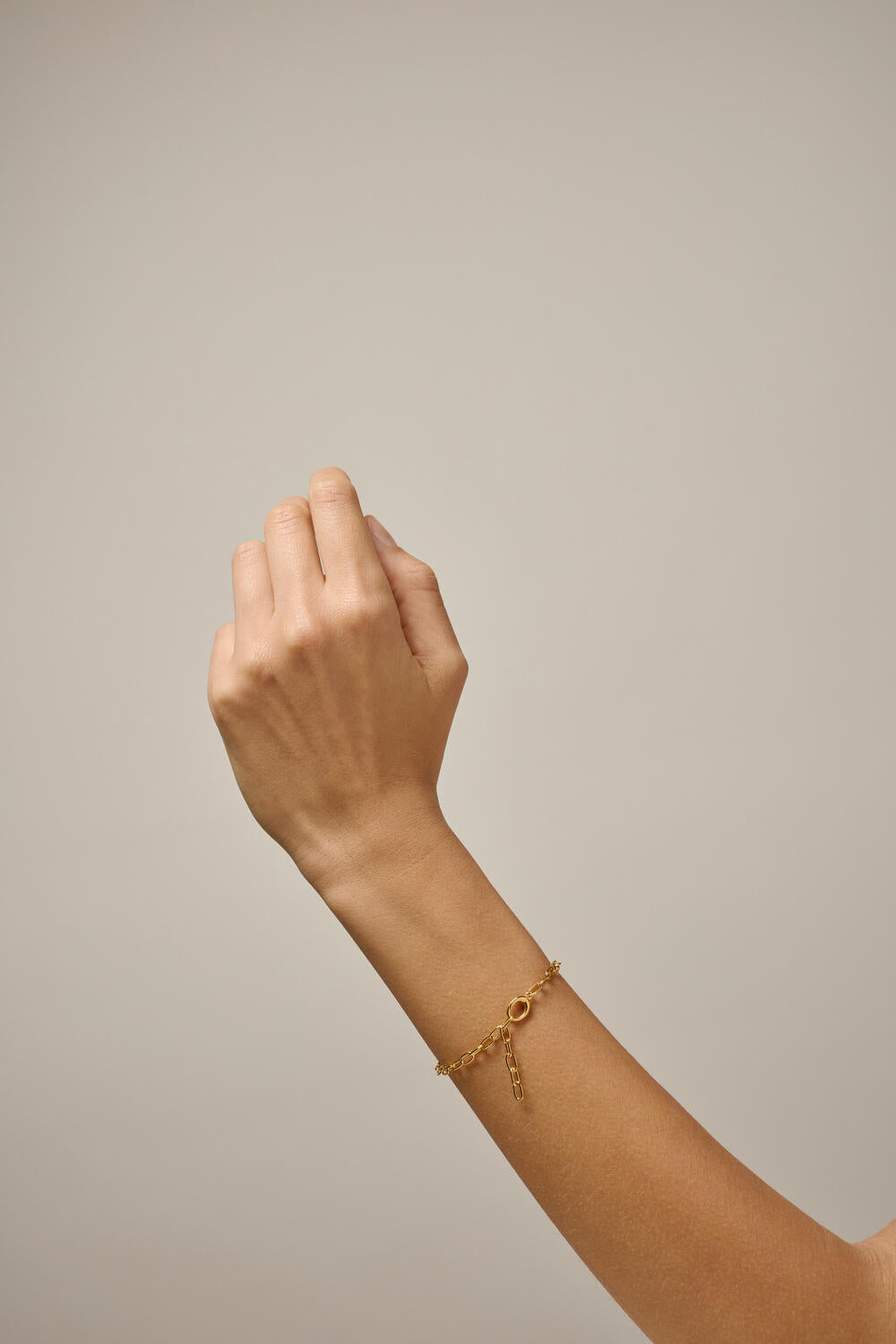 Medium Charm armbånd - guldfarvet