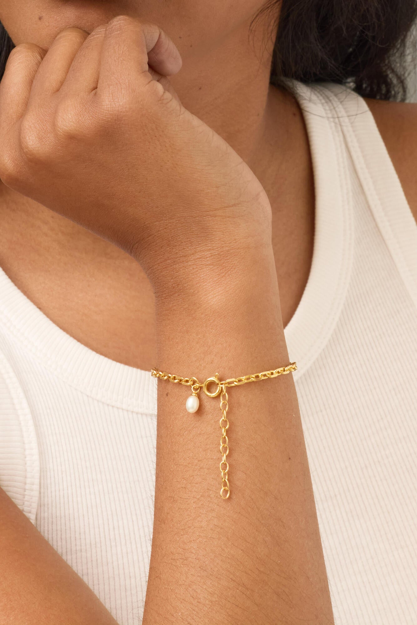 Significant armbånd med vedhæng - Pearl