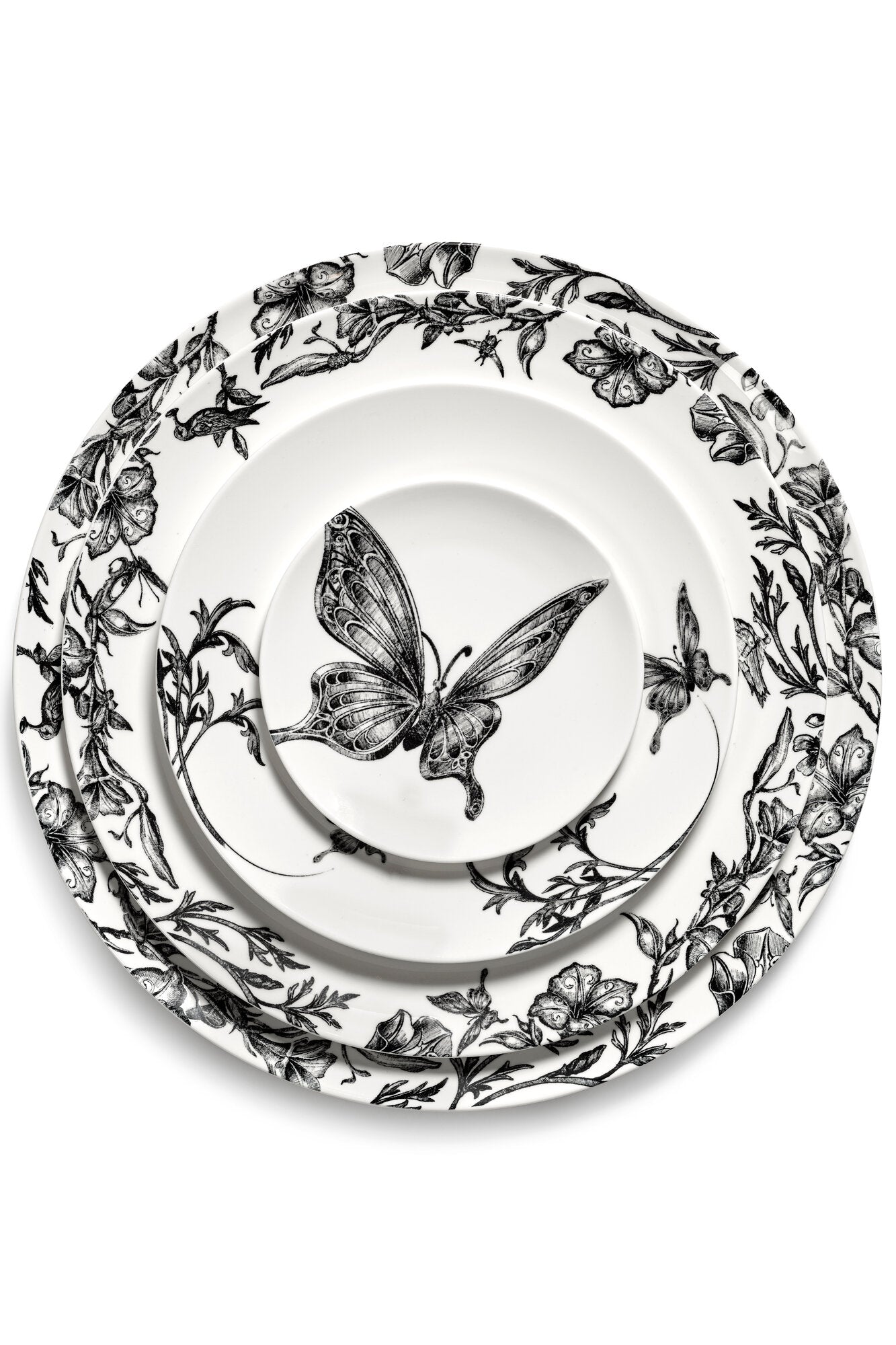 x Tomorrowland Unity brødtallerken, Butterfly - Ø12 cm
