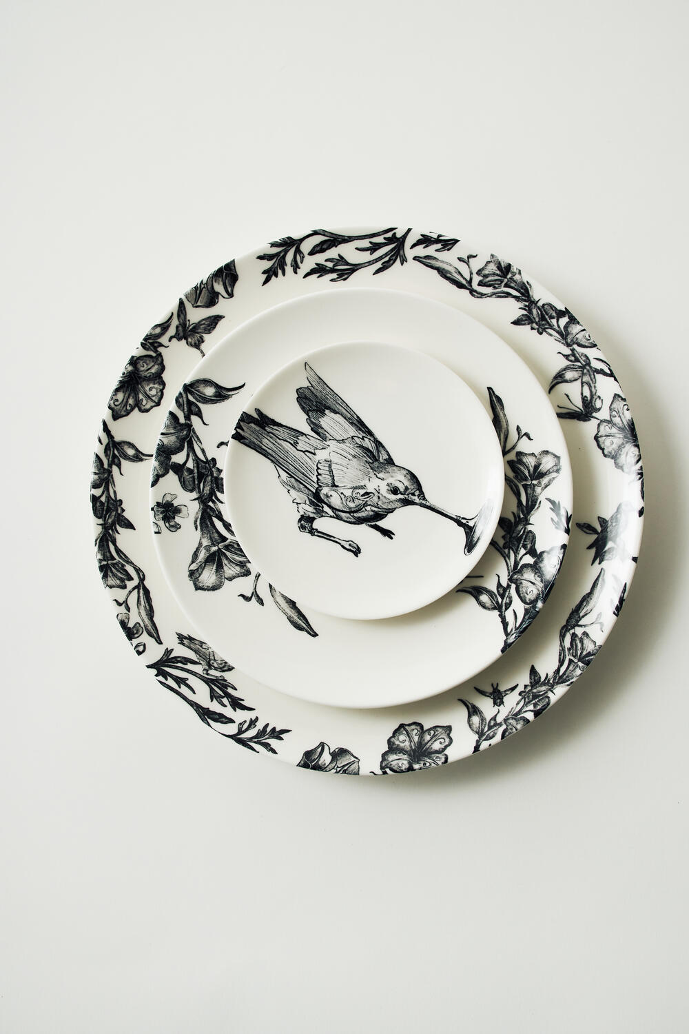 x Tomorrowland Unity middagstallerken, Floral Fantacy - Ø27 cm