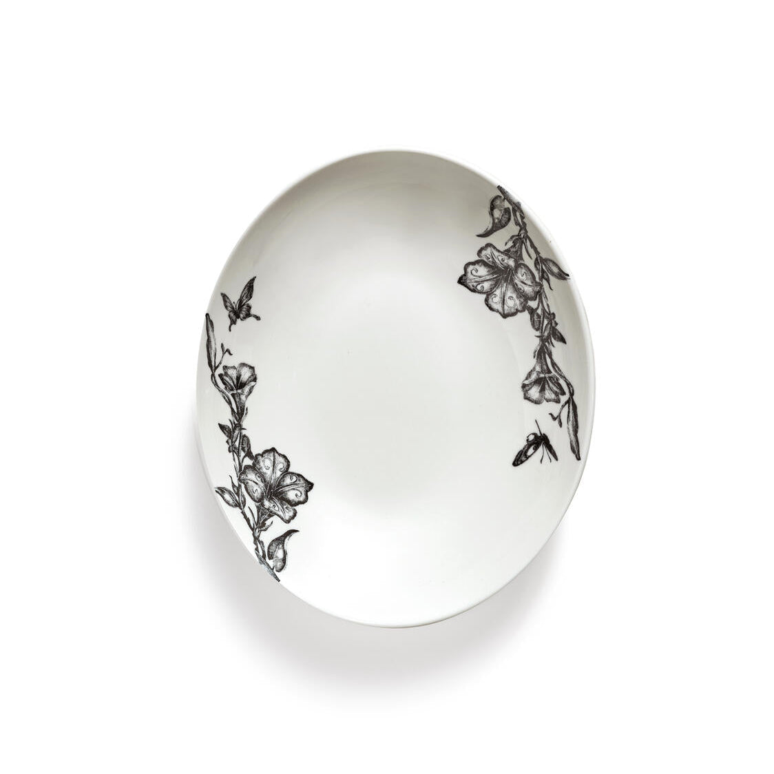 x Tomorrowland Unity oval skål, Magical Blossom - Ø27 cm