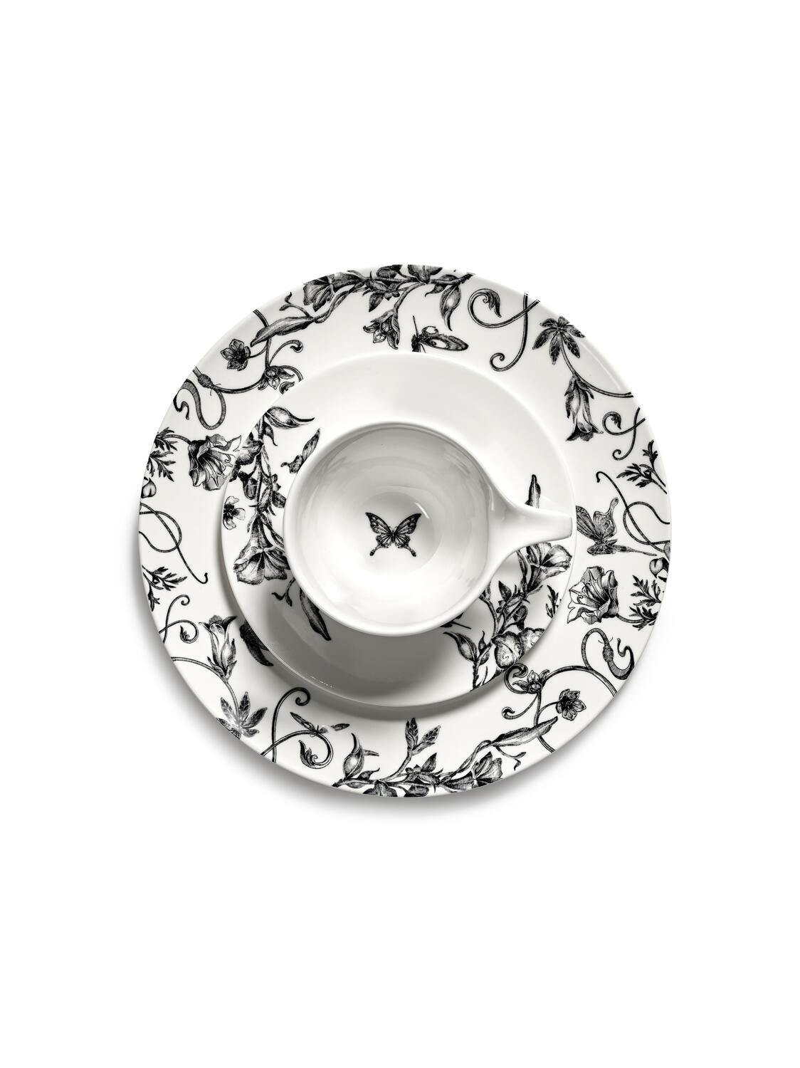 x Tomorrowland Unity cappuccinokop, Butterfly - Ø11 cm
