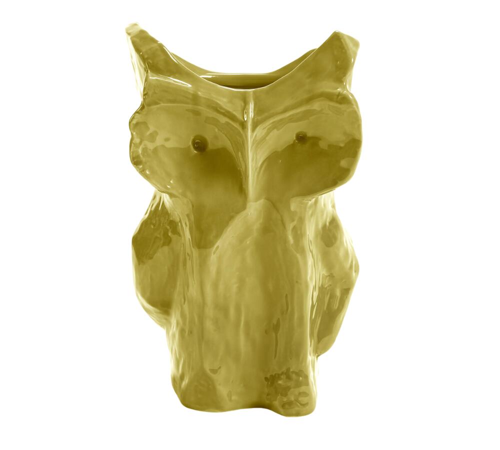 x Marni ugle vase, L - Yellow after midnight