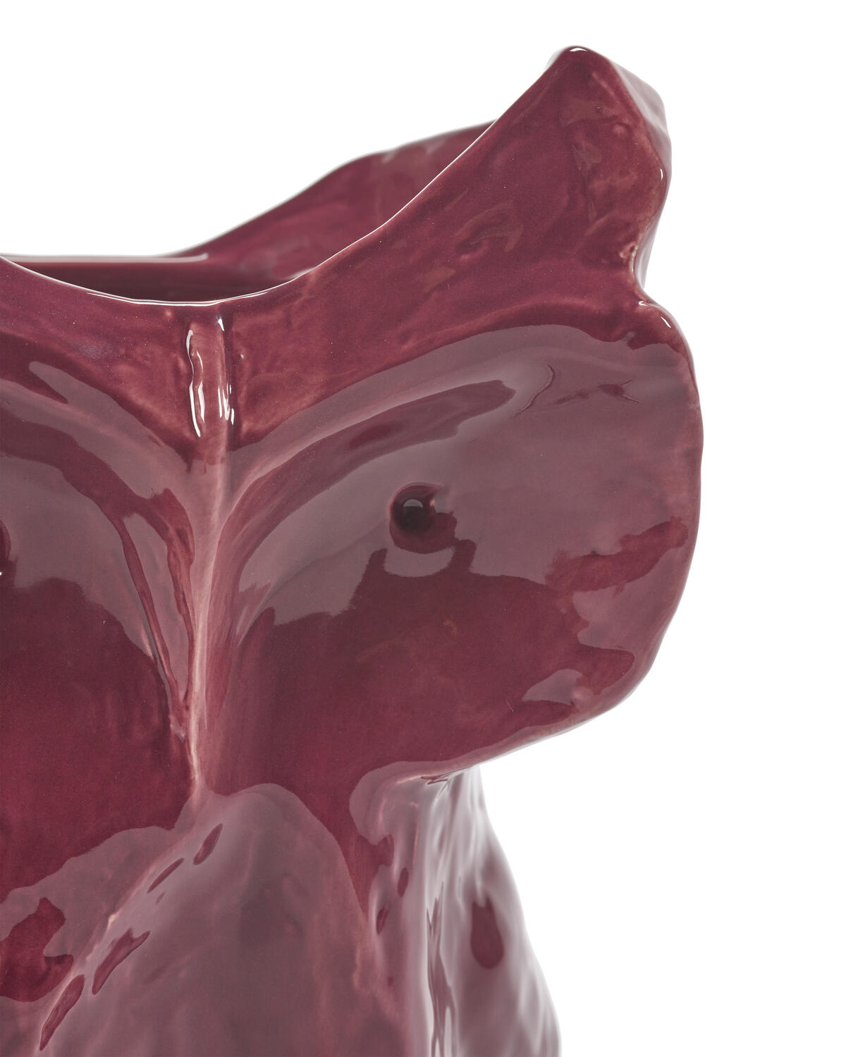 x Marni ugle vase, L - Aubergine after midnight