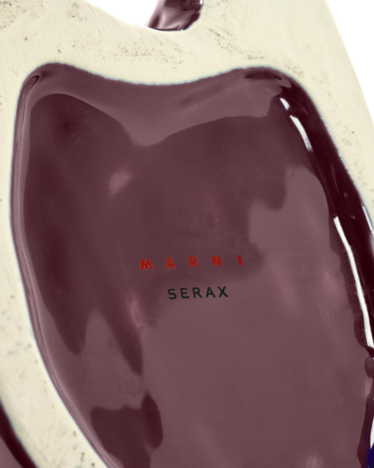 x Marni ugle vase, L - Aubergine after midnight