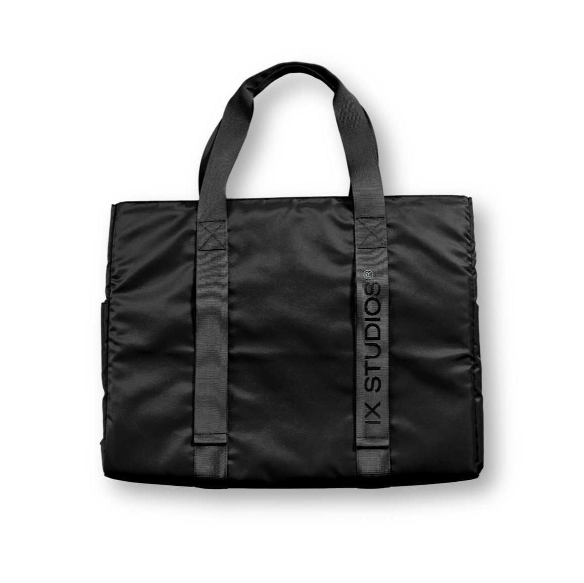 IX Nylon totebag, stor - sort