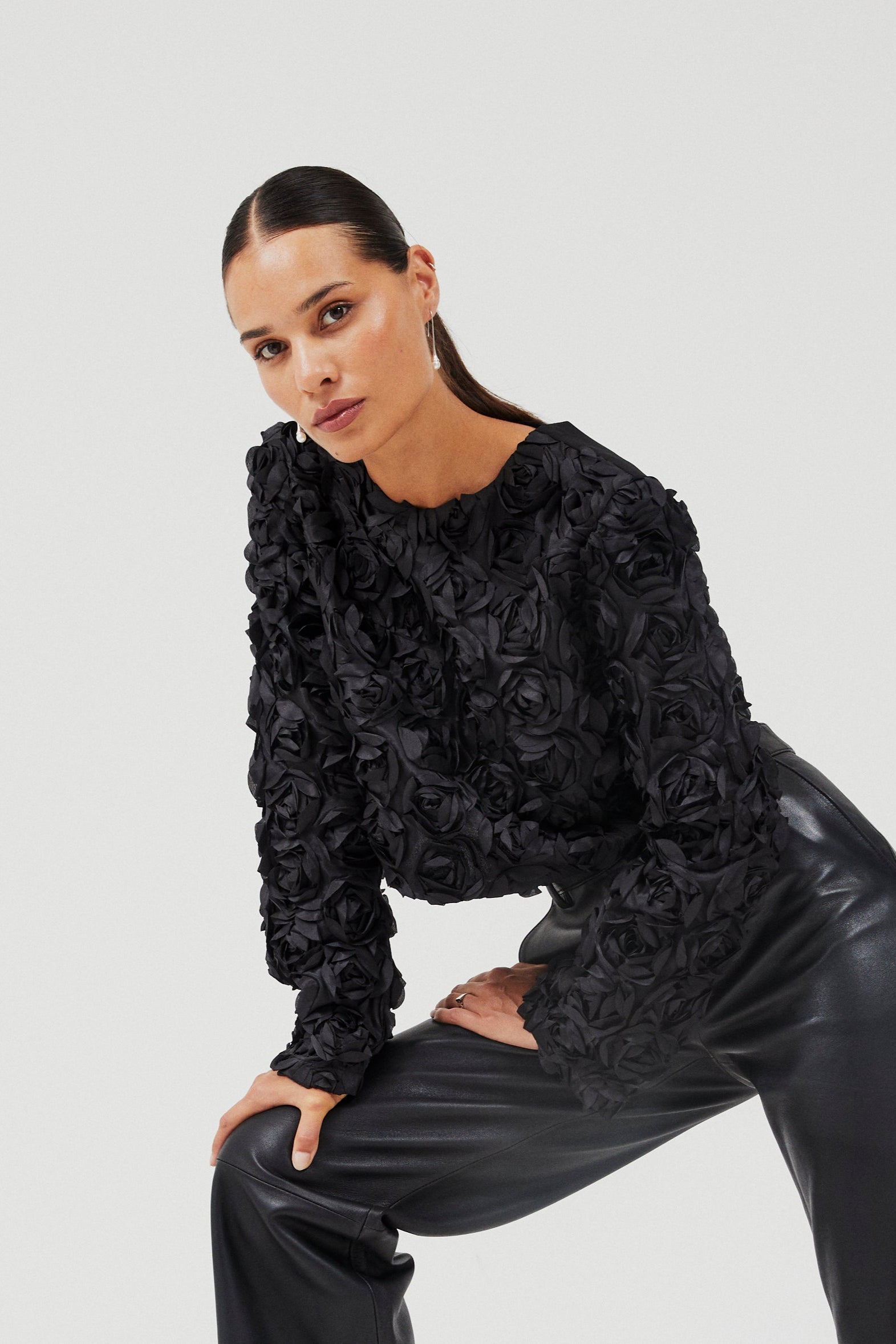 GZingrid bluse - sort