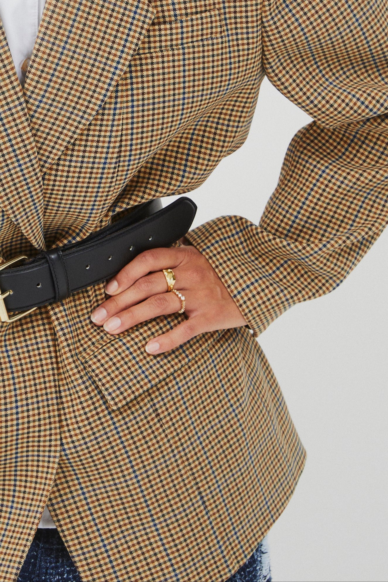 Iced Signet ring - forgyldt