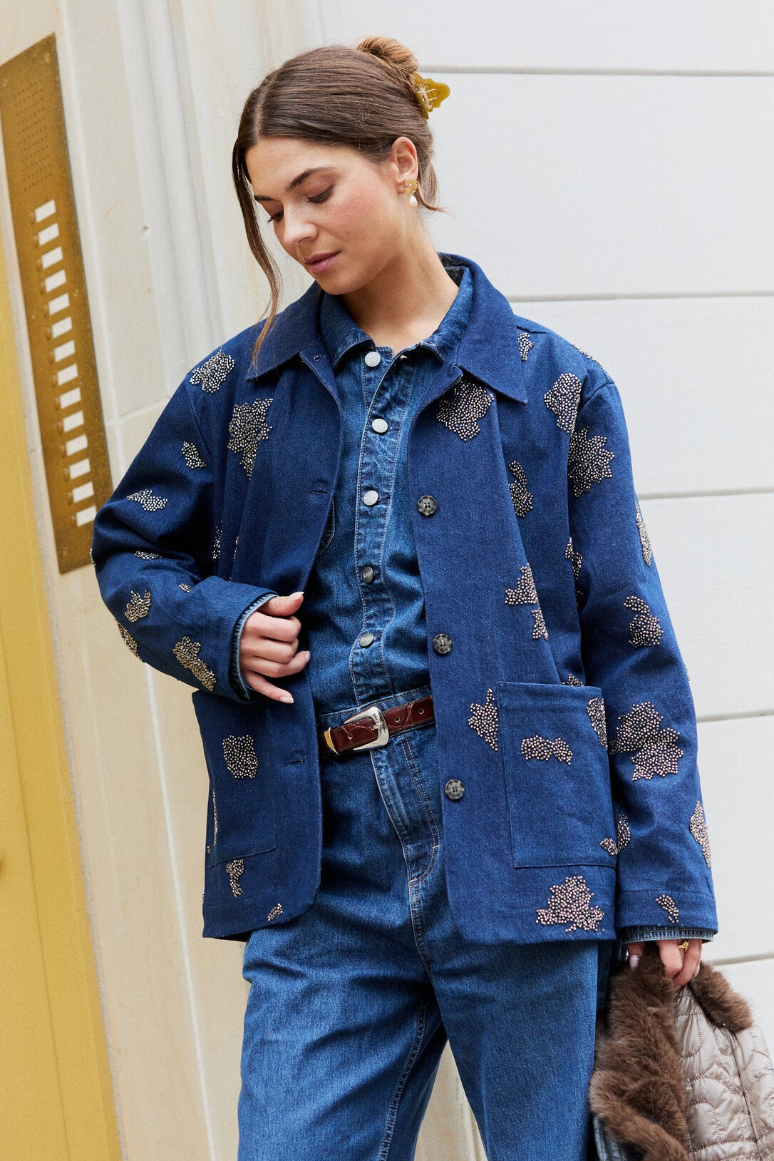 Vichola jakke - 46 Navy