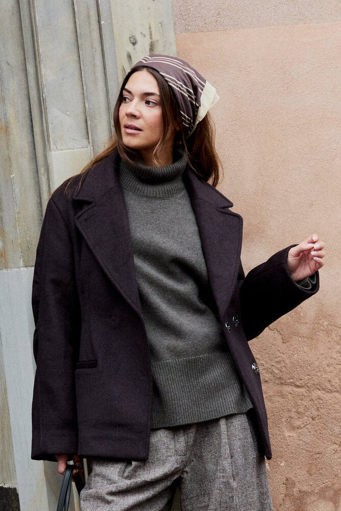 Alpha T-Neck striktrøje - Black Olive