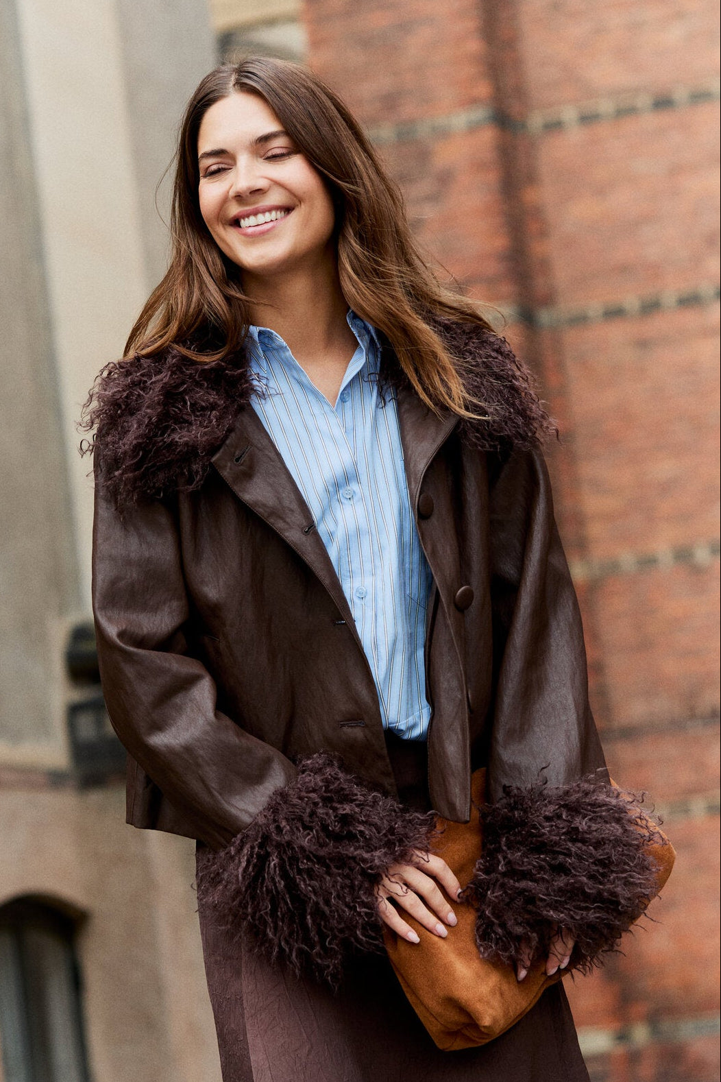 TracyLL jakke - 59 Brown