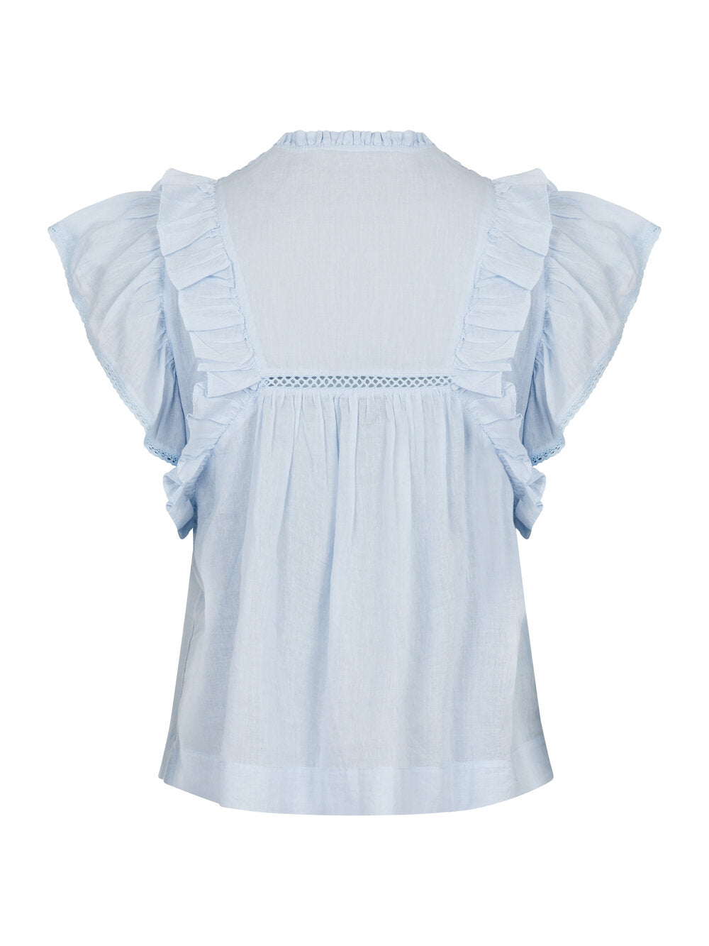 Mable Voile top - blå