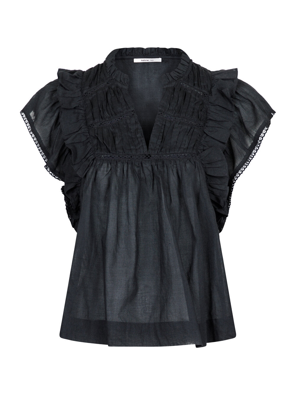 Mable Voile top - sort