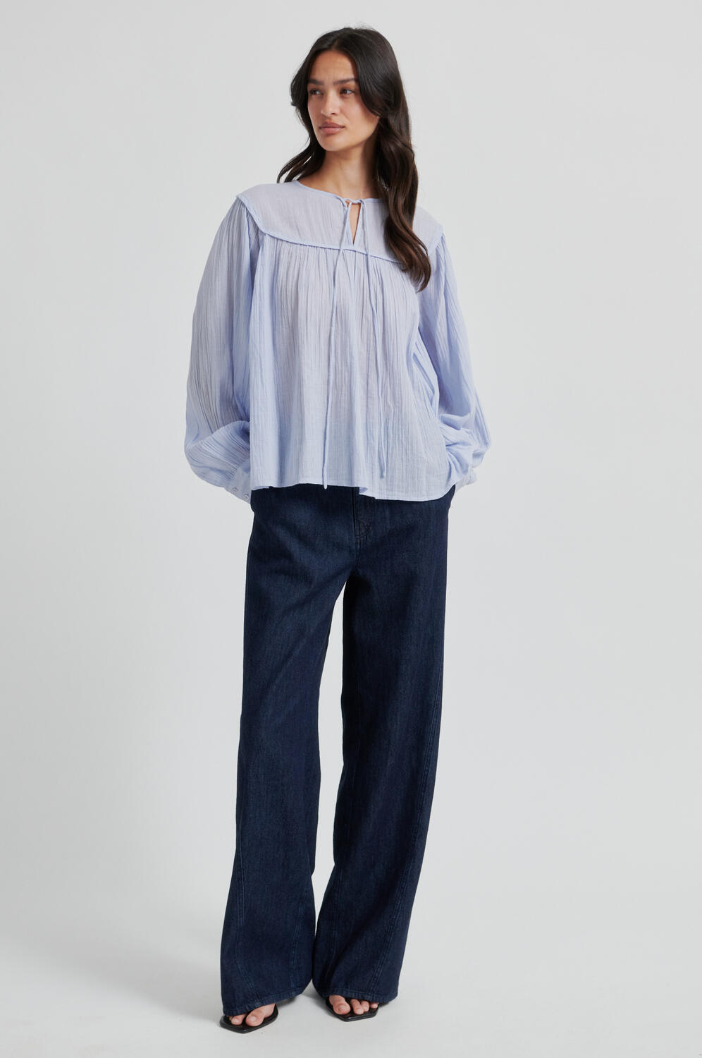 Bali bluse - Xenon Blue