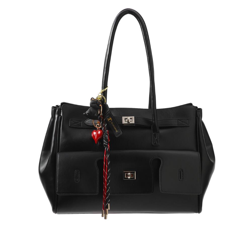 Bull dog taskevedhæng - rød