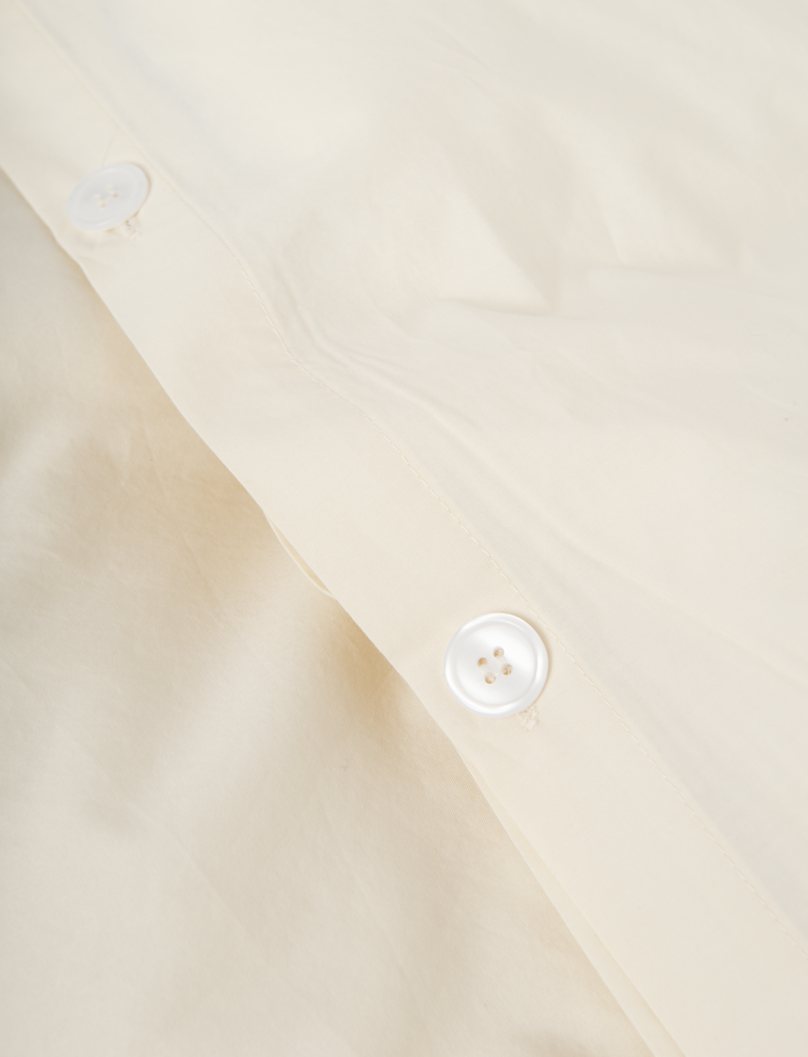 Percale sengesæt - Ivory