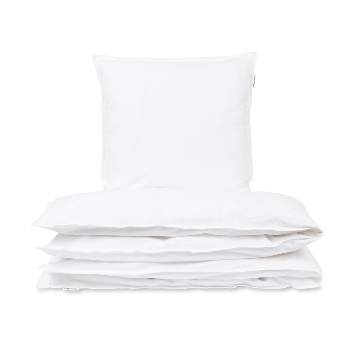 Percale sengesæt - hvid