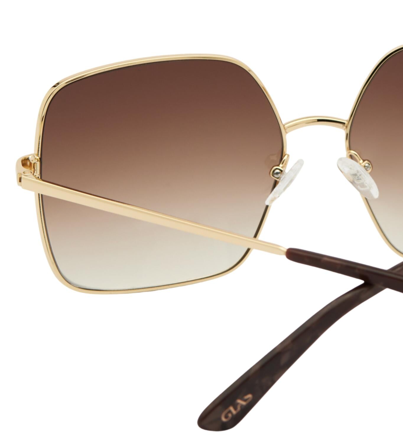 Billie solbrille - guldfarvet