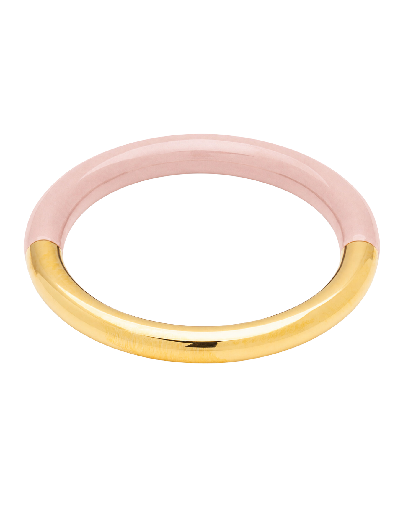 Double Color ring - forgyldt/Dusty Peach