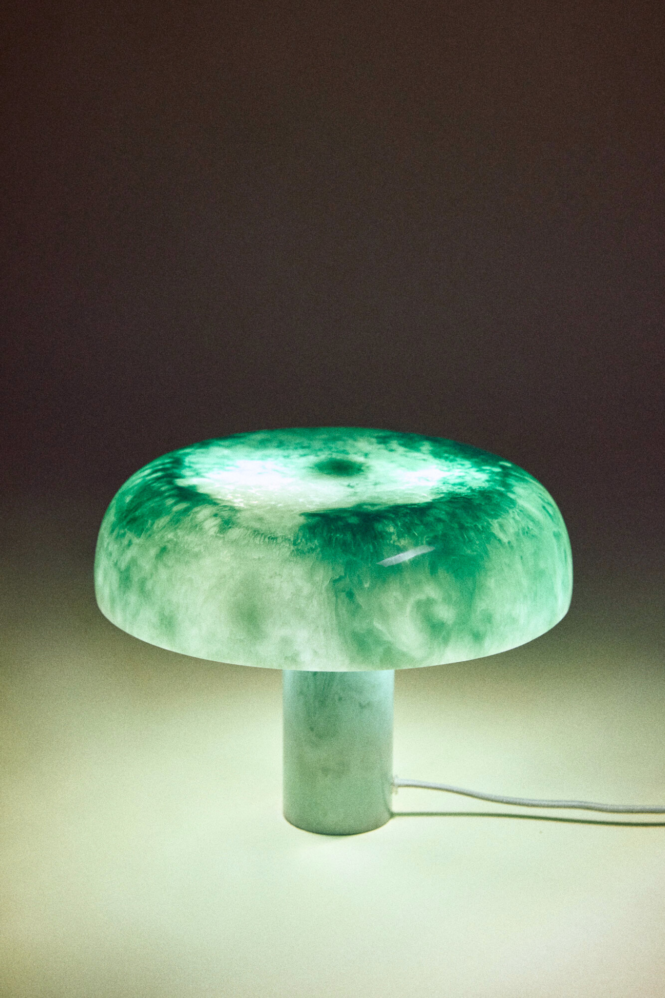 Mushroom bordlampe - Mint