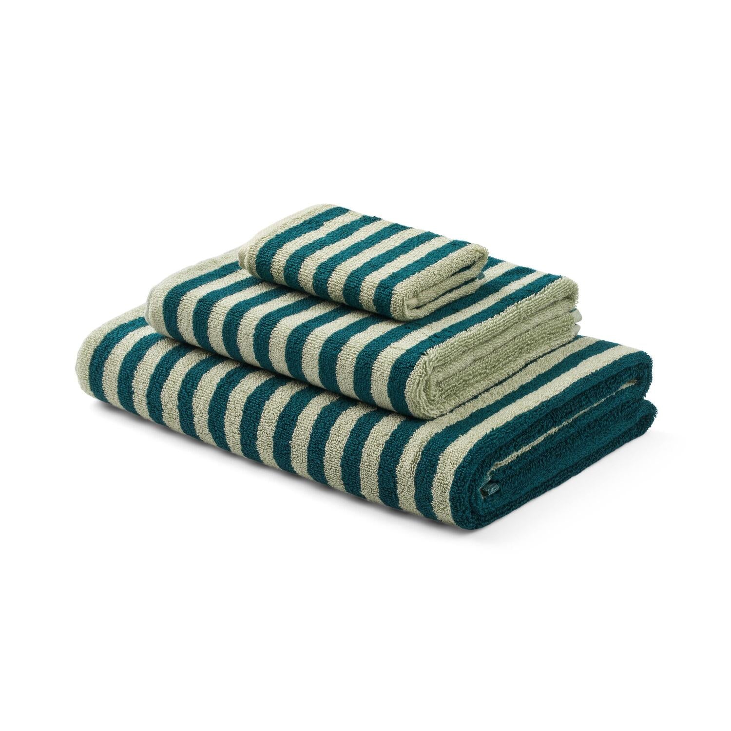 3 stk håndklæde sampak - Sea Foam & Deep Teal