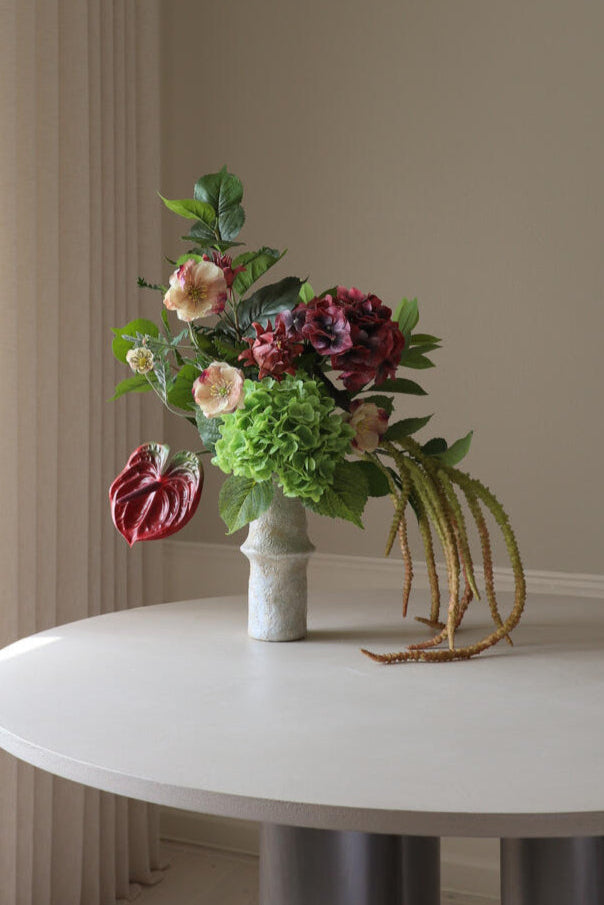 x Bahne jubilæumsbuket - grøn/rød