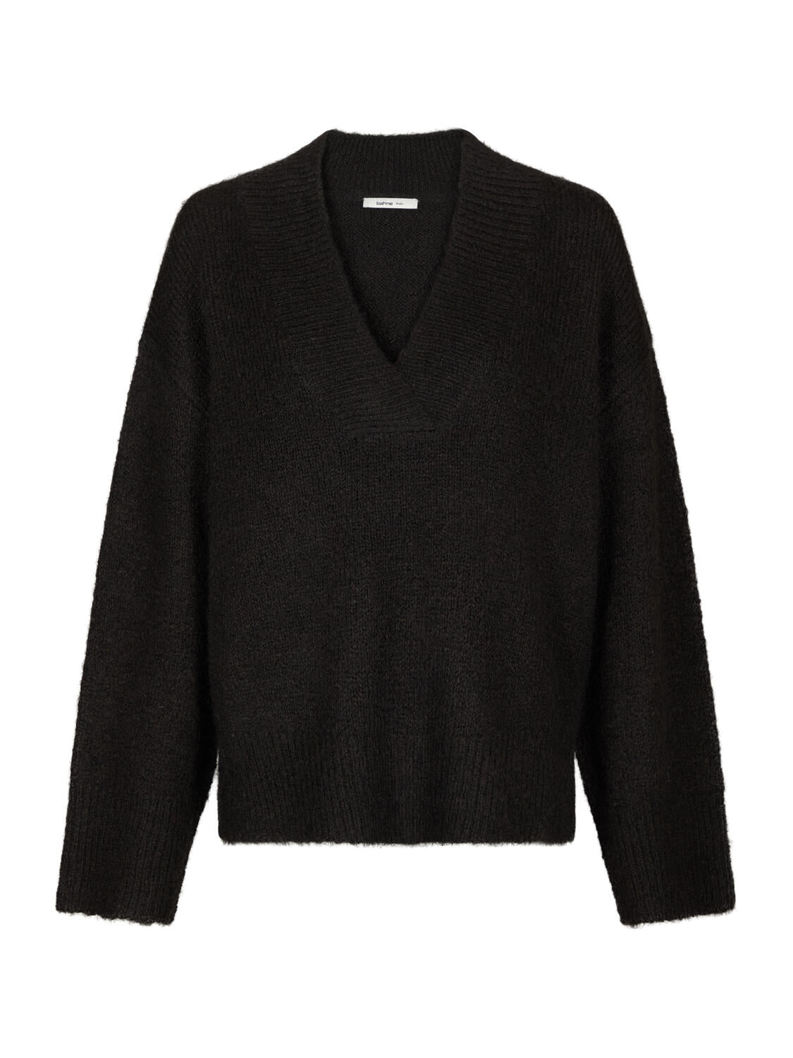 Hollie Fluff striktrøje - Dark Brown