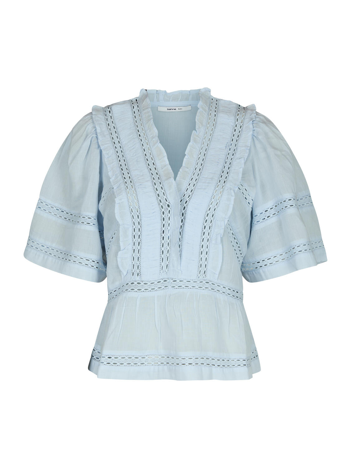 Miene Voile bluse - lyseblå