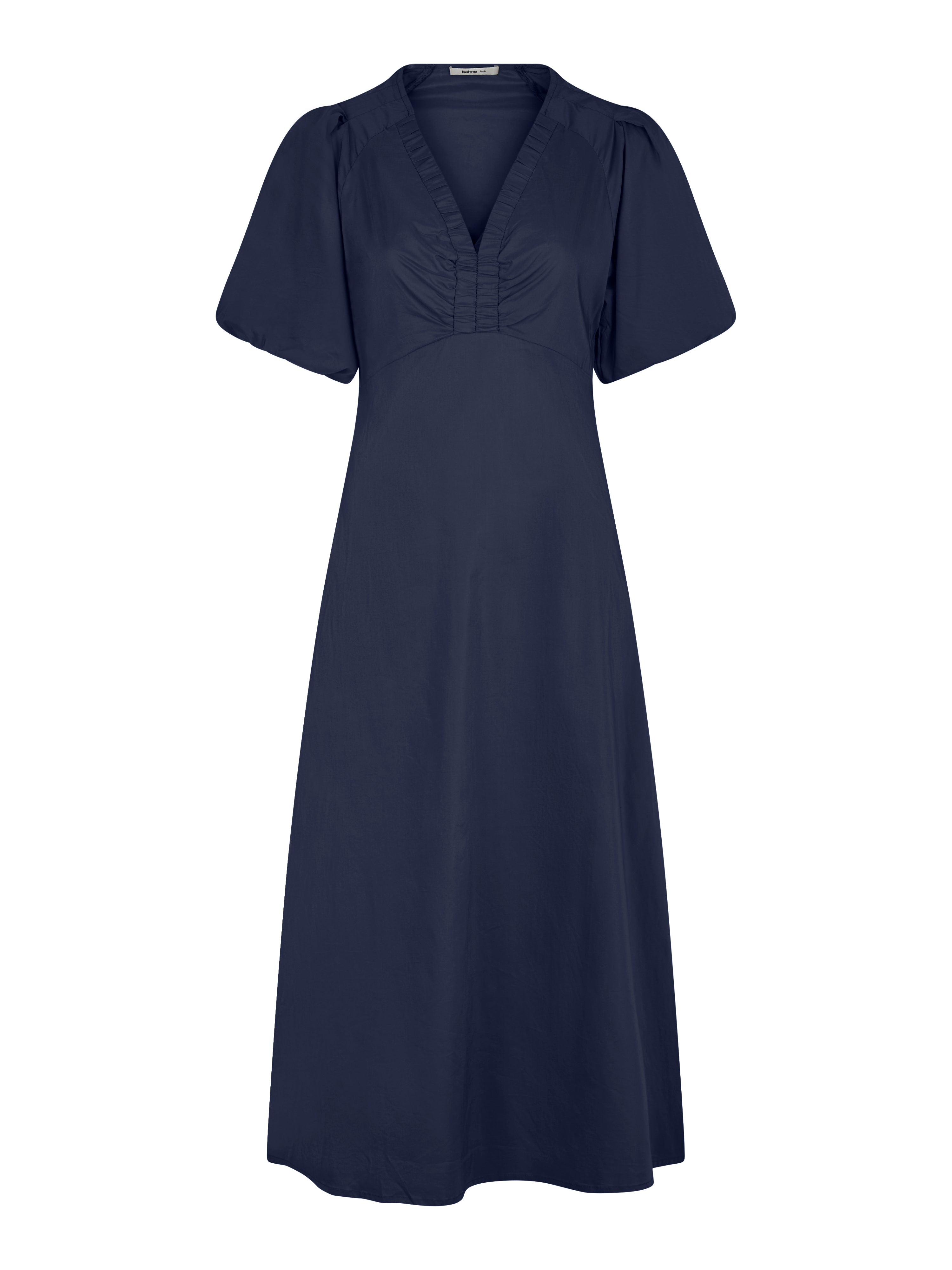 Bailey Poplin kjole - mørkeblå