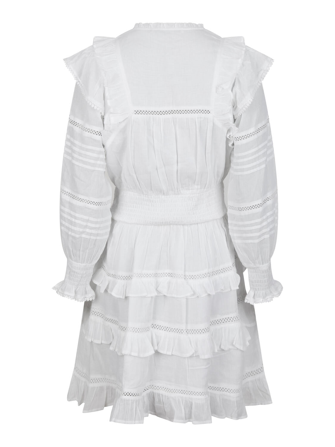 Massa Voile kjole - hvid