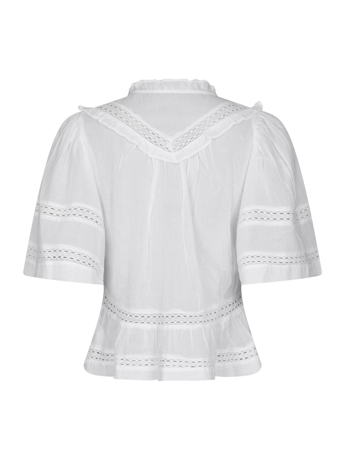 Miene Voile bluse - hvid