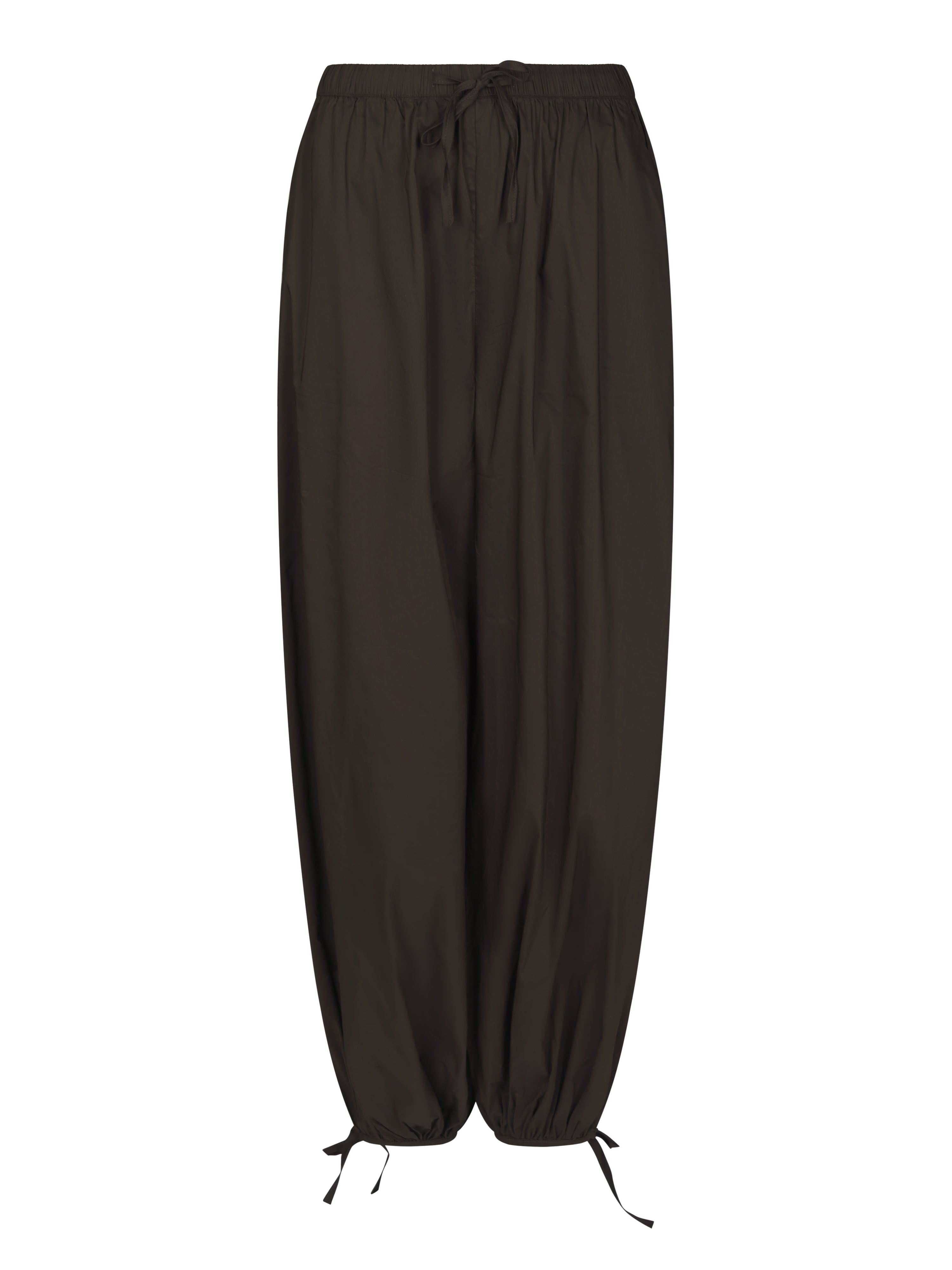 Moxana Poplin ballonbukser - Chocolate Brown