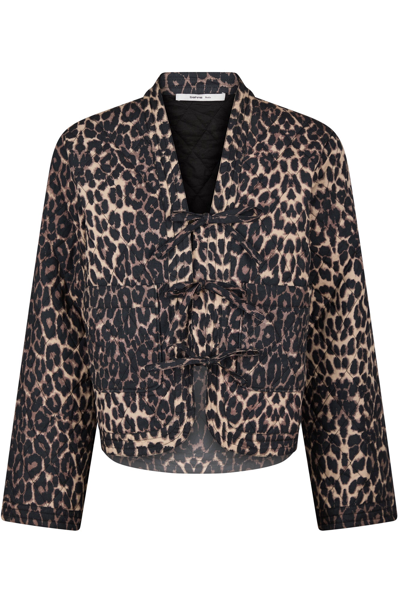 Ally Quiltet jakke - Leopard