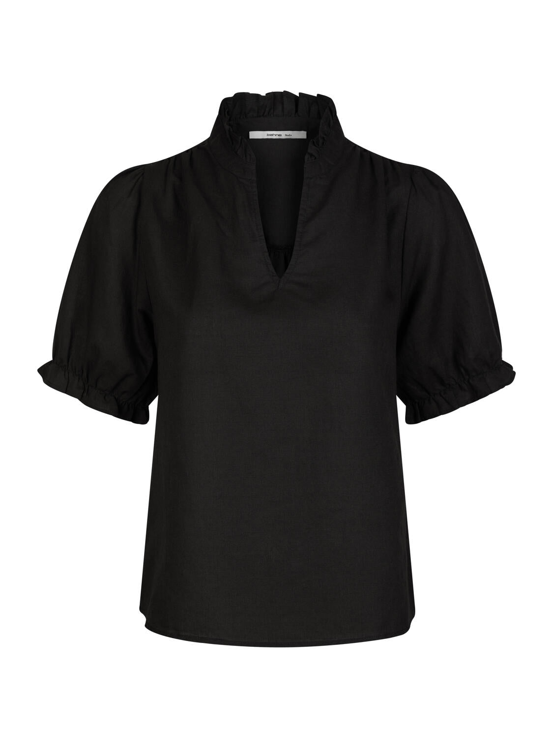 Hedesa hørbluse - sort