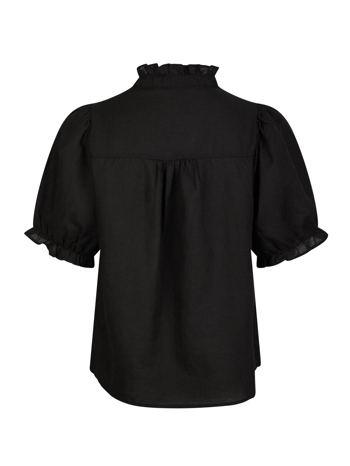 Hedesa hørbluse - sort