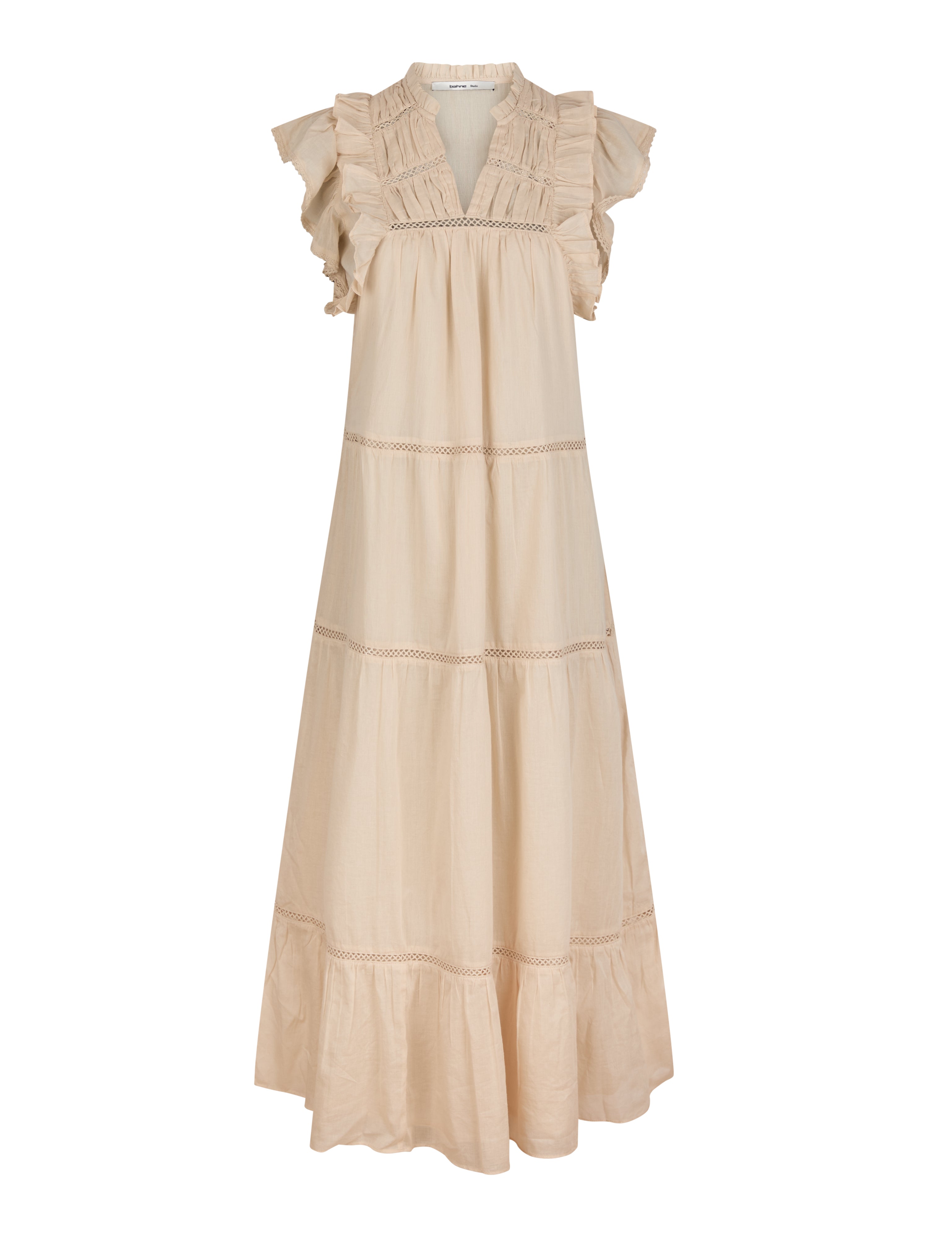 Melanie Voile kjole - sand