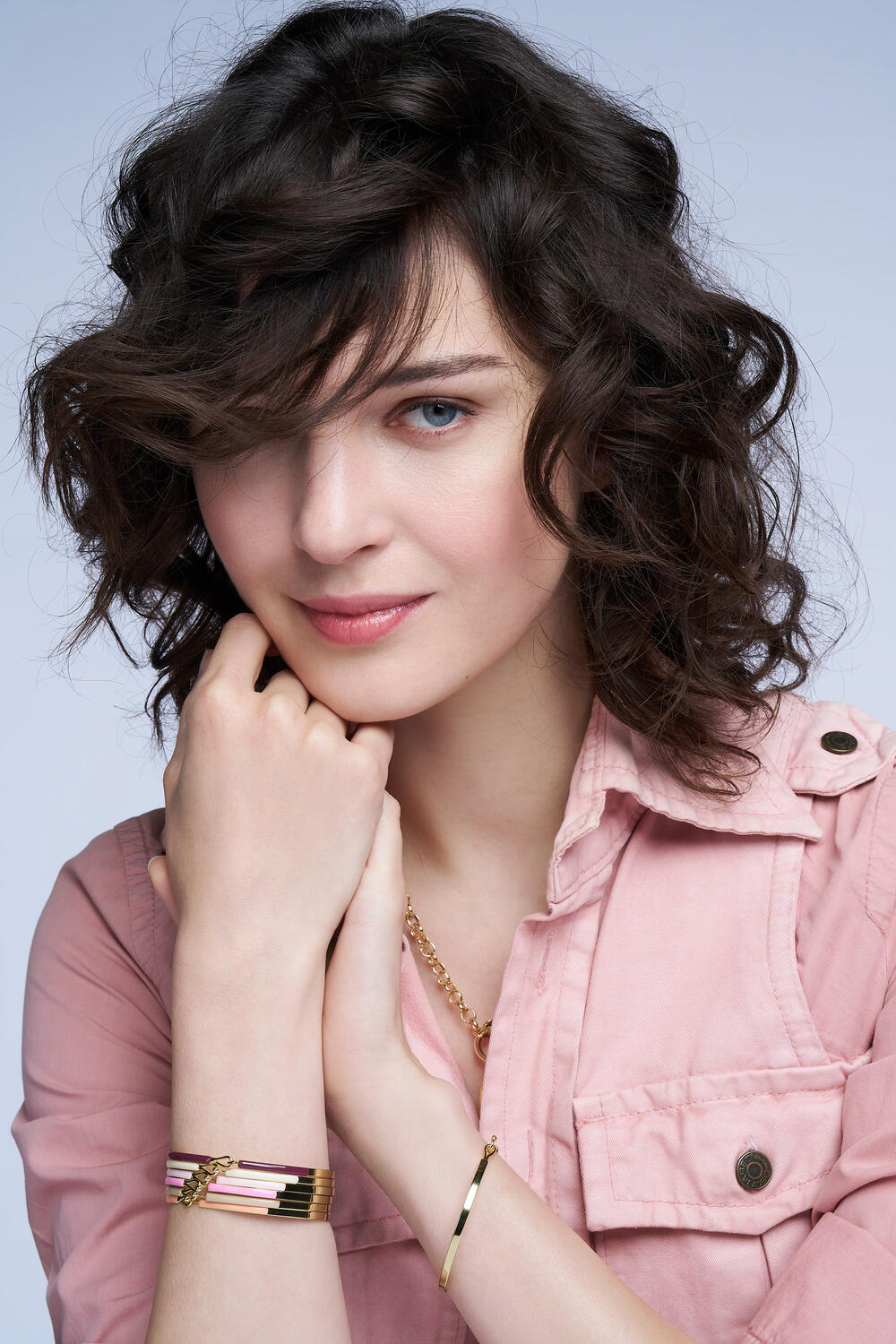 Lily armbånd - Sand White