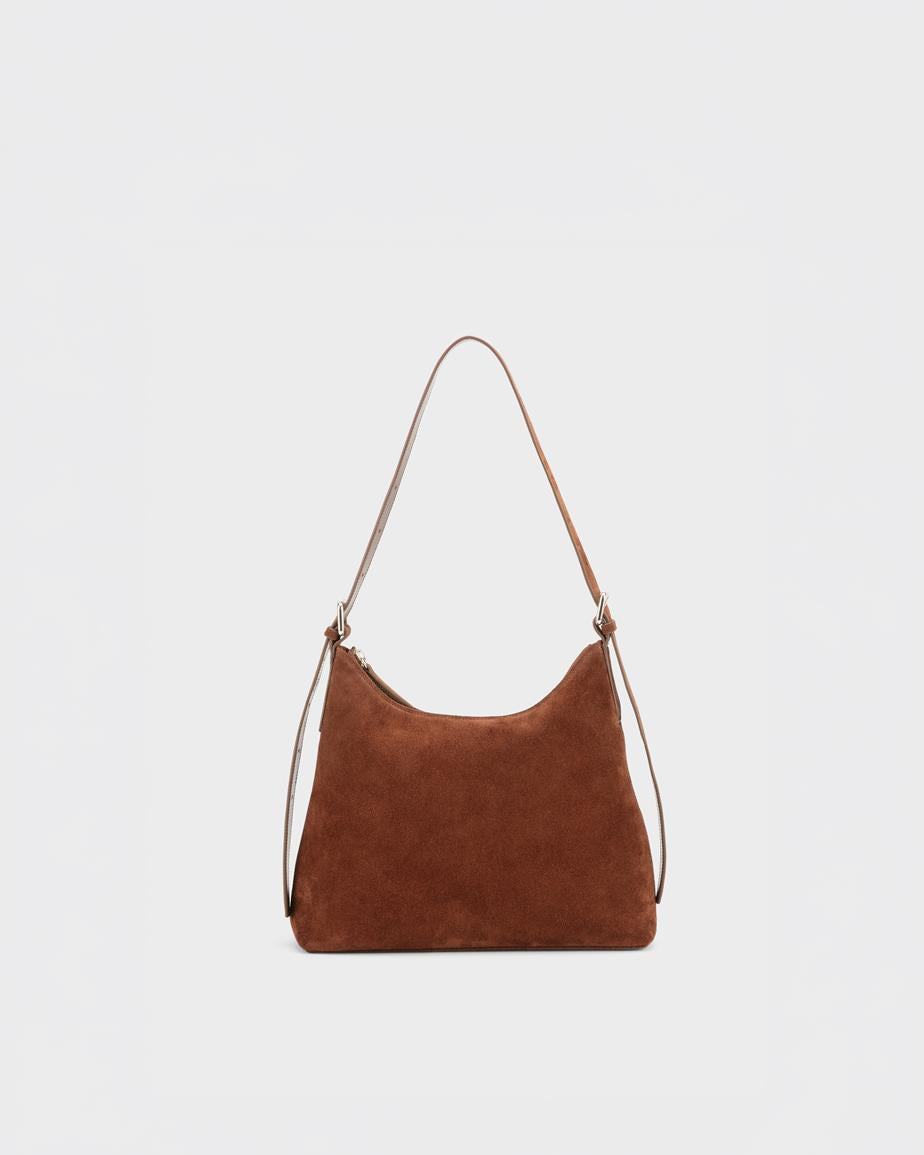 Bari skuldertaske - chestnut