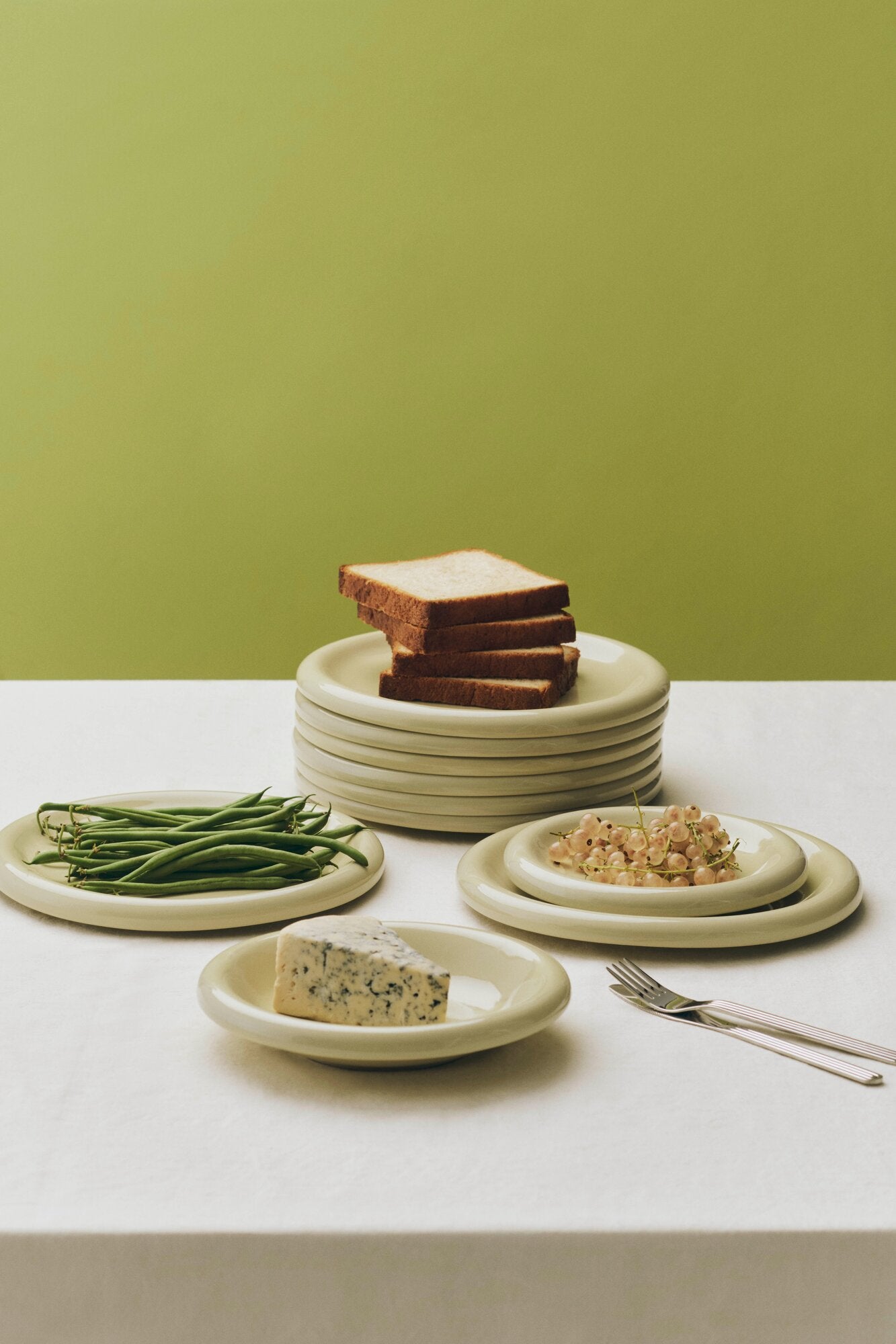 Barro dybe tallerkener, Pistachio - 2 stk