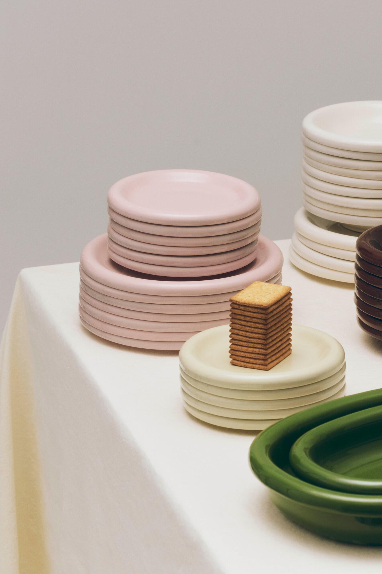 Barro middagstallerkener, Pink - 2 stk