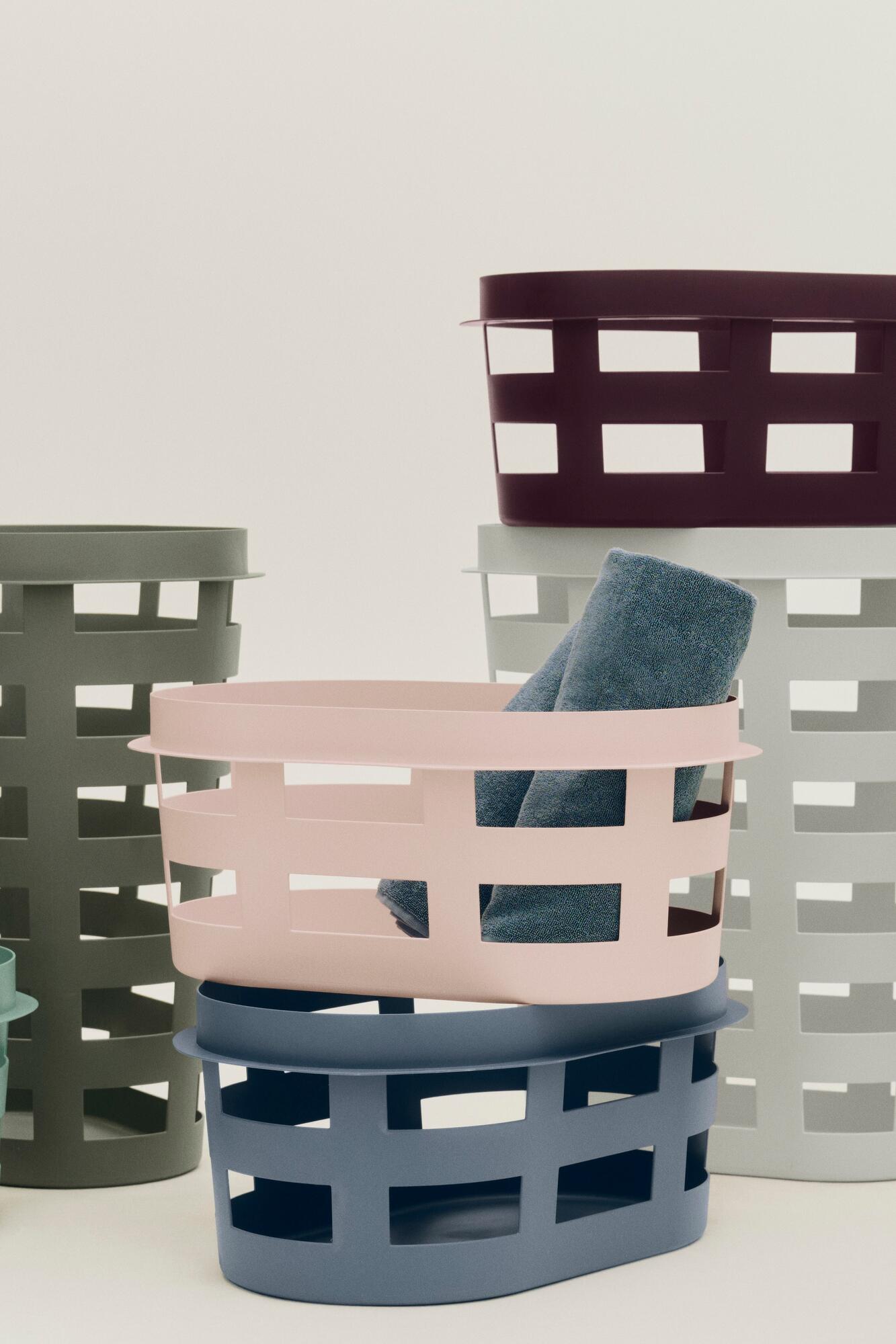 Vasketøjskurv, Small - blå