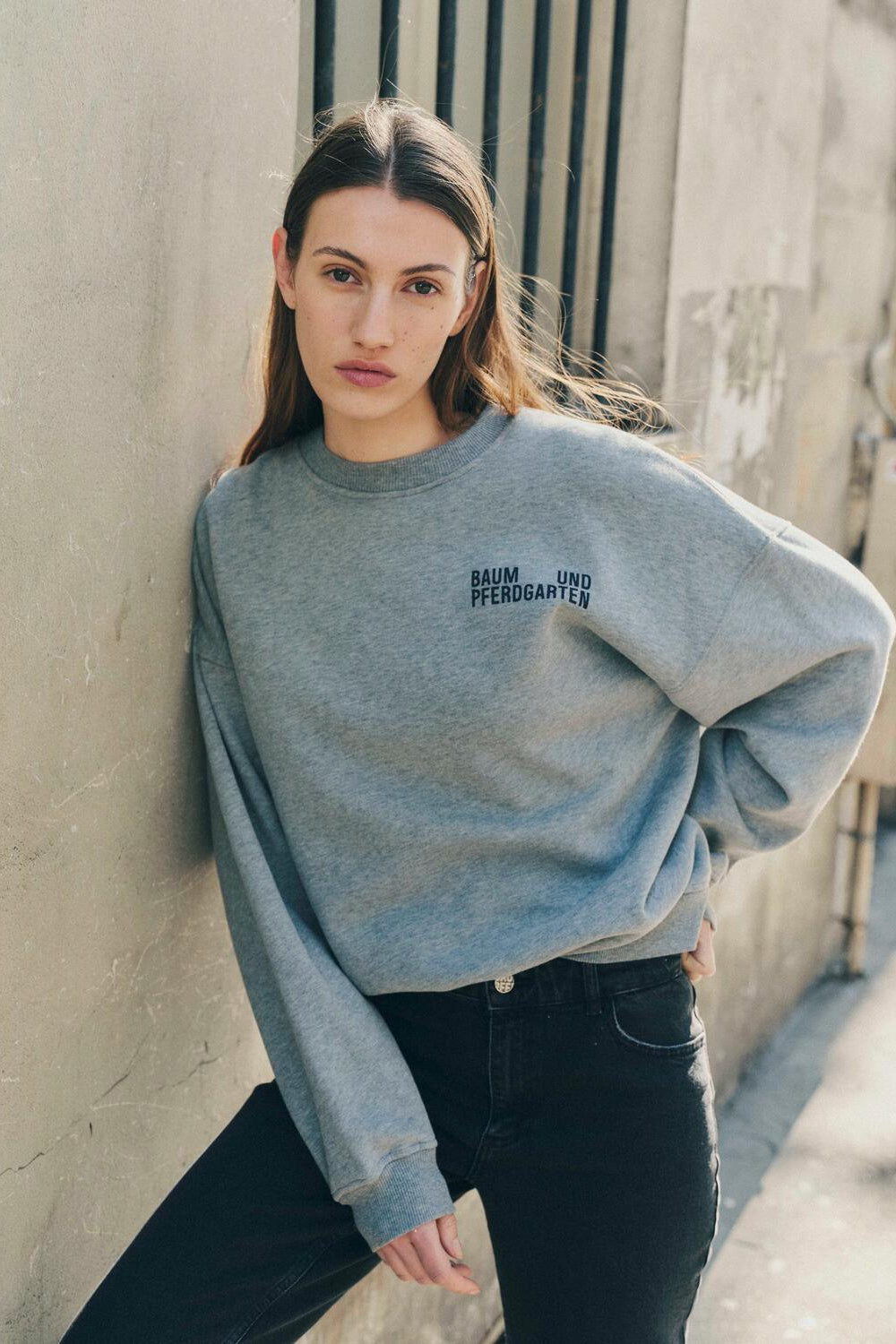 Julle sweatshirt - Grey Melange