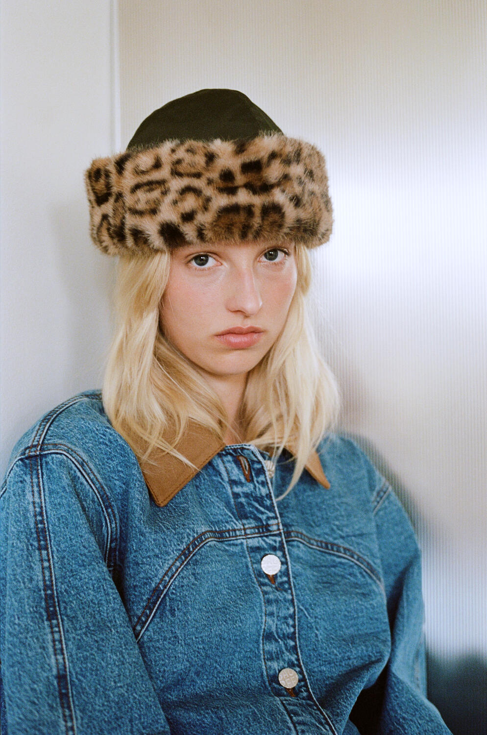 Bayson denimjakke - Denim Suede Mix