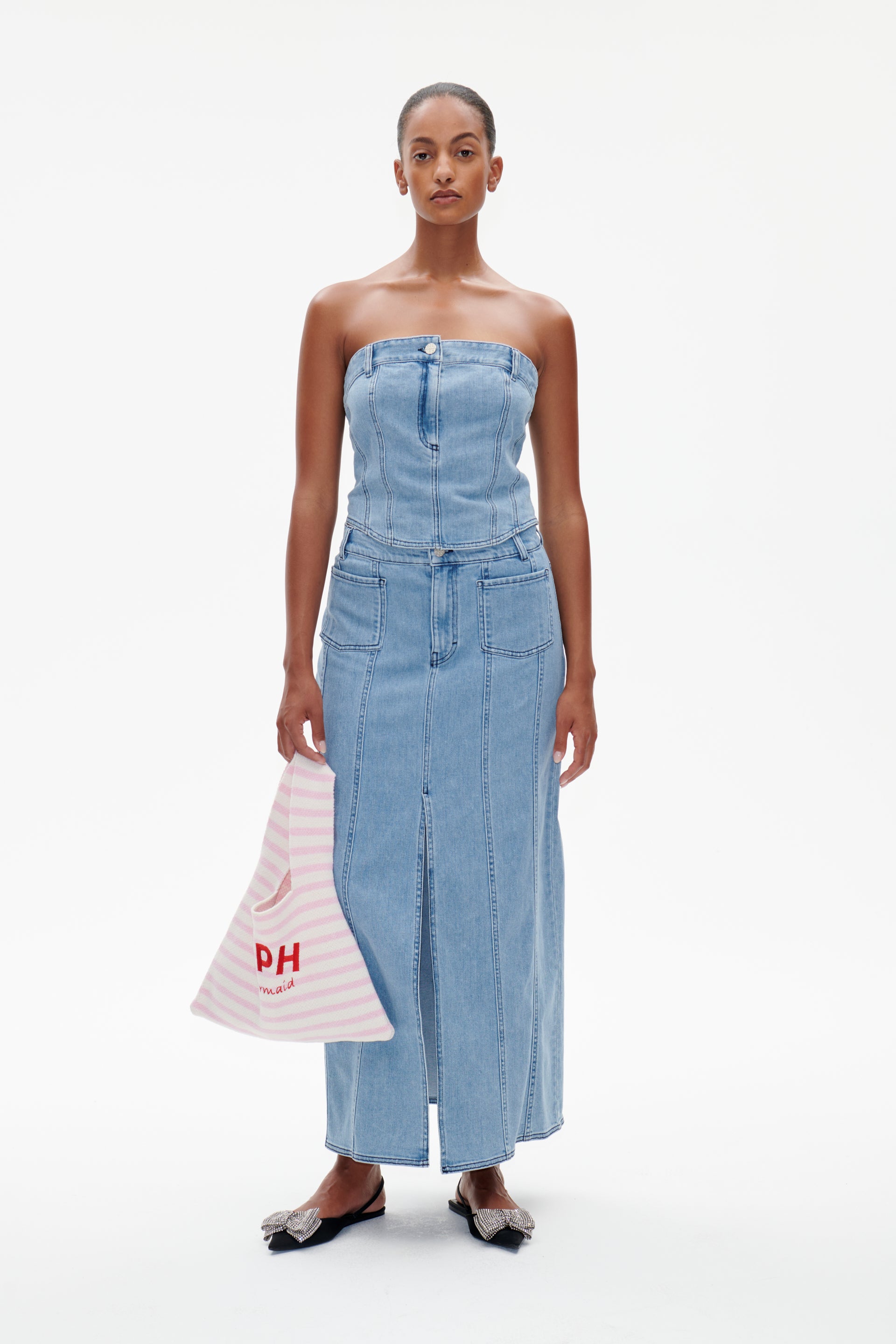 Mandi denimtop - Light Cool Denim